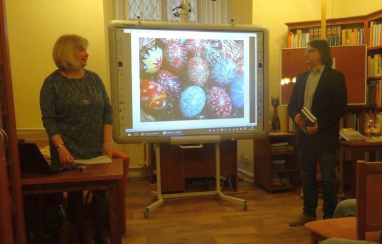 Sprawozdanie ze spotkania pt. „O symbolach wielkanocnych:między magią a religią”.