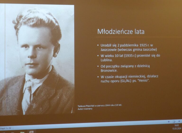 O spotkaniu z Piotrem Jareckim.